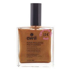 Huile pailletée - 15€ -Avril